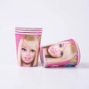 Vienkartiniai puodeliai Barbie, 10 vnt.