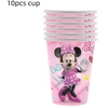 Vienkartiniai puodeliai Minnie Mouse, 10 vnt.
