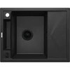 Deante granitinė virtuvinė plautuvė su magnetais Deante Magnetic ZRM G11A, Metallic graphite