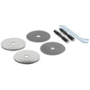 Villeroy & Boch fiksuotų vyrių rinkinys, chromas