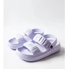 violetinės putplasčio šlepetės