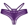 Violetiniai crotchless stringai Obsessive
