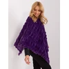 Violetinis pončas oversize