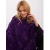 Violetinis pončas oversize