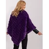 Violetinis pončas oversize