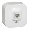 Virštinkinis kompiuterinis lizdas 1xRJ45, UTP 5E cat, Forix Legrand 782424 (balta)