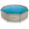 VIRTUFIT APVALUS BASEINAS 244 CM SU FILTRO SIURBLIU, SMĖLINIS
