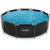 VIRTUFIT APVALUS BASEINAS 366 CM SU FILTRO SIURBLIU