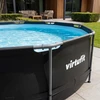 VIRTUFIT APVALUS BASEINAS 366 CM SU FILTRO SIURBLIU