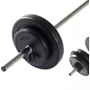 VIRTUFIT REGULIUOJAMAS SVARMENŲ KOMPLEKTAS - HANTELIŲ IR ŠTANGOS RINKINYS - 30,5 KG - Juodas