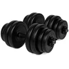 VIRTUFIT REGULIUOJAMASIS HANTELIS – SU VINILO DANGŲ – 15 KG