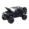 Lean Toys Juodas nuotoliniu būdu valdomas 4x4 visureigis 2.4G RC