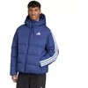 Vyriška adidas Ess 3S PD HD J striukė tamsiai mėlyna JX7799