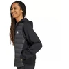 Vyriška adidas Essentials Climawarm hibridinė pūkinė striukė su gobtuvu, juoda KA5251