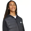 Vyriška adidas Essentials Climawarm hibridinė pūkinė striukė su gobtuvu, juoda KA5251