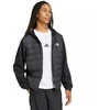 Vyriška adidas Essentials Climawarm hibridinė pūkinė striukė su gobtuvu, juoda KA5251