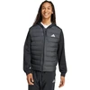 Vyriška adidas Essentials Climawarm hibridinė pūkinė striukė su gobtuvu, juoda KA5251