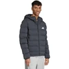Vyriška adidas Helionic Climawarm tamprumo striukė su gobtuvu, juoda JN2114