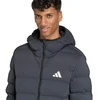 Vyriška adidas Helionic Climawarm tamprumo striukė su gobtuvu, juoda JN2114