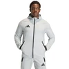Vyriška adidas Tiro 26 kelioninė striukė nuo vėjo, šviesiai pilka KD3336