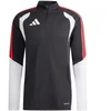 Vyriška adidas Tiro 26 Varžybų treniruočių palaidinė, juoda, balta ir raudona KA7560