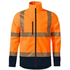 Vyriška fluorescencinė softshell striukė Rimeck HV Drop, oranžinė