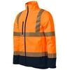 Vyriška fluorescencinė softshell striukė Rimeck HV Drop, oranžinė