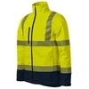 Vyriška fluorescencinė softshell striukė Rimeck HV Drop, geltona