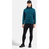 Vyriška hibridinė bėgimo striukė Odlo Zeroweight Warm Hybrid, žalia