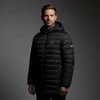 Vyriška ilga striukė su gobtuvu Geographical Norway, juoda