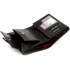 Vyriška odinė piniginė su užsegimu 10,5×13 cm Money Keeper – kasdienai