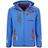 Vyriška softshell striukė Geographical Norway, ryškiai mėlyna ir raudona