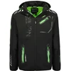 Vyriška softshell striukė Geographical Norway Royaute 068, juoda ir žalia