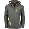 Vyriška softshell striukė Geographical Norway, tamsiai pilka ir oranžinė