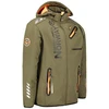 Vyriška softshell striukė Geographical Norway, chaki ir oranžinė