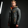 Vyriška softshell striukė Geographical Norway Royaute DB, tamsiai pilka su oranžinėmis detalėmis