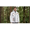 Vyriška softshell striukė Geographical Norway Rainbow, balta