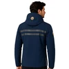 Vyriška softshell striukė Geographical Norway, tamsiai mėlyna ir oranžinė