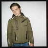 Vyriška softshell striukė Geographical Norway Royaute, chaki ir juoda
