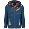 Vyriška softshell striukė Geographical Norway Royaute, tamsiai mėlyna ir oranžinė