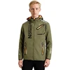 Vyriška softshell striukė Geographical Norway, chaki ir oranžinė