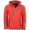 Vyriška softshell striukė Geographical Norway Royaute, raudona ir juoda