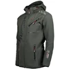 Vyriška softshell striukė Geographical Norway, tamsiai pilka ir juoda