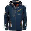 Vyriška softshell striukė Geographical Norway, tamsiai mėlyna ir oranžinė