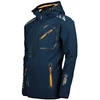 Vyriška softshell striukė Geographical Norway, tamsiai mėlyna ir oranžinė