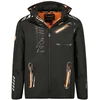 Vyriška softshell striukė Geographical Norway, juoda ir oranžinė