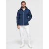 Vyriška softshell striukė su flisiniu vidumi Ombre, tamsiai mėlyna