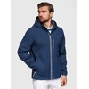 Vyriška softshell striukė su flisiniu vidumi Ombre, tamsiai mėlyna
