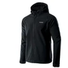 Vyriška softshell striukė su gobtuvu Hi-Tec Neti II, juoda