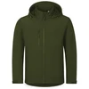 Vyriška softshell striukė su gobtuvu Malfini Trail, tamsiai chaki